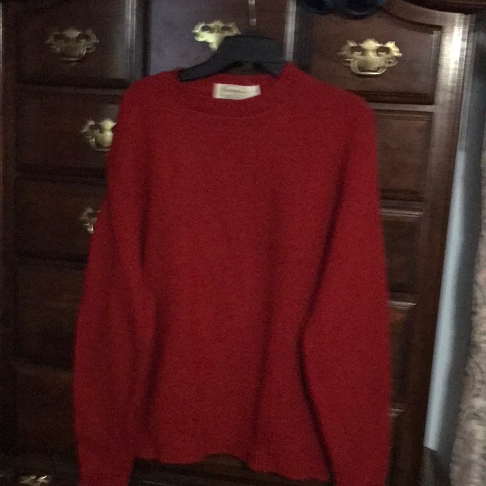 RED CREIGHTON  chunky sweater